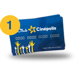 Adquiere tu Tarjeta Club Cinépolis®